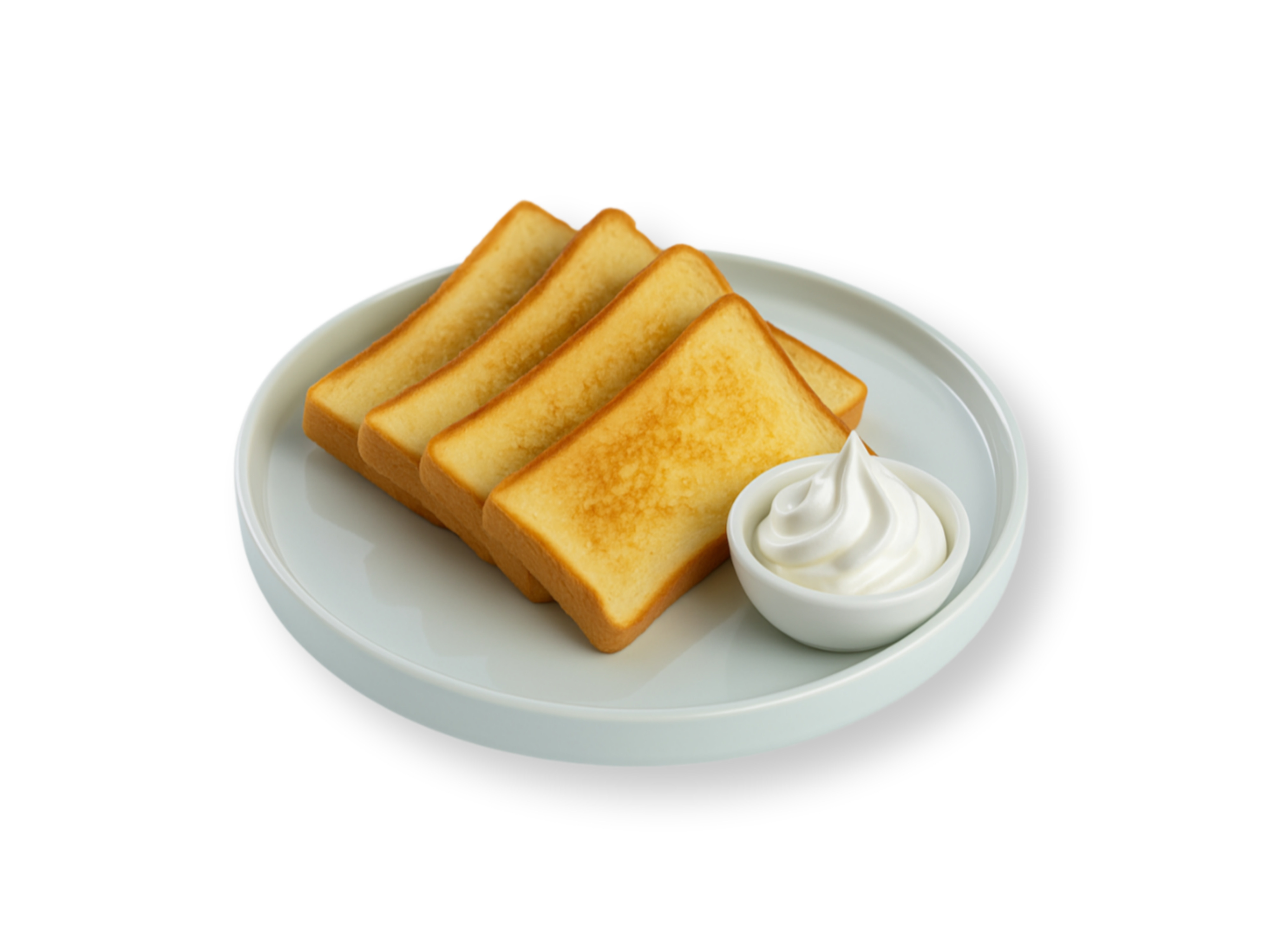 토스트식빵+생크림