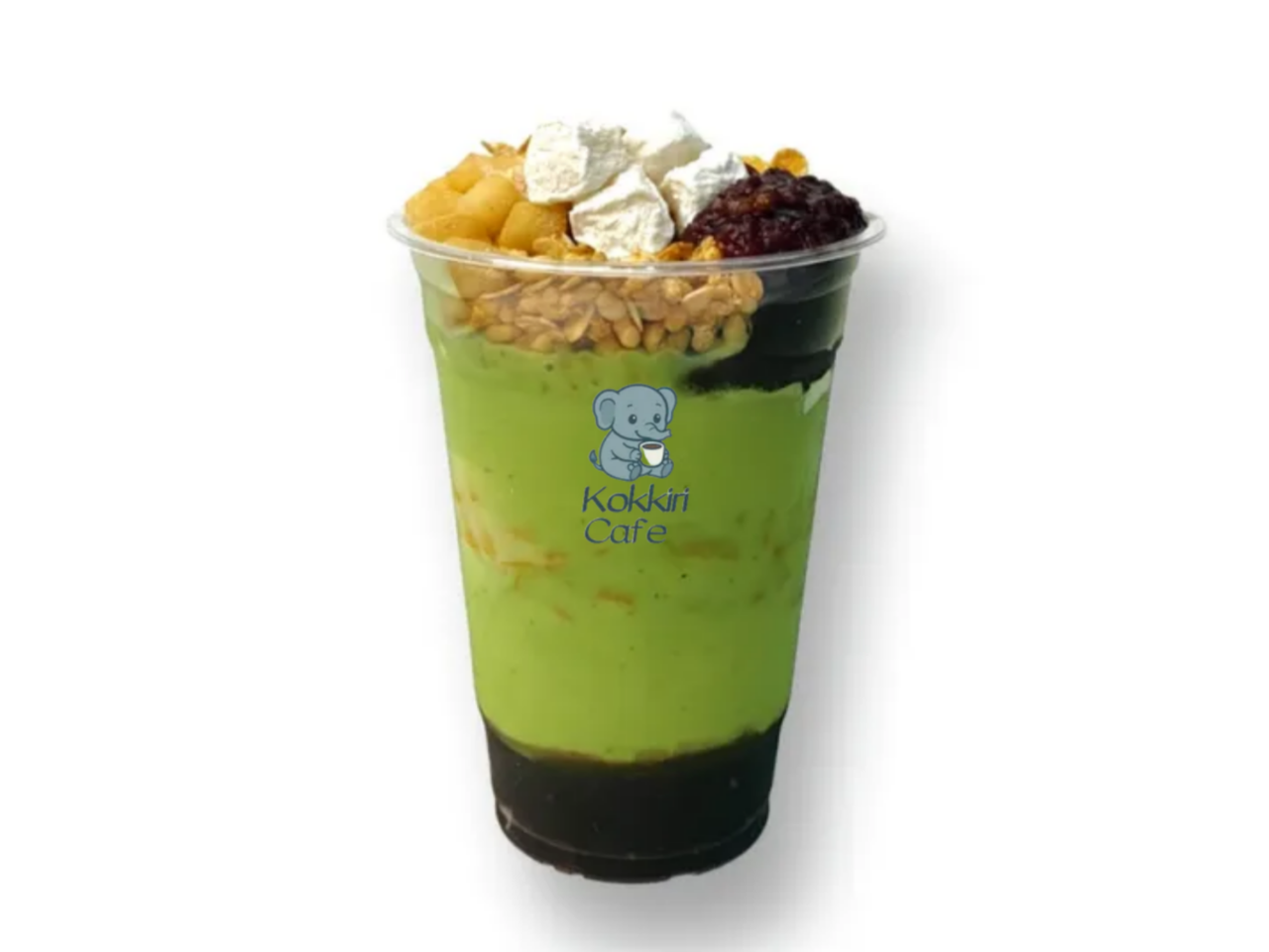 제주말차 컵빙수